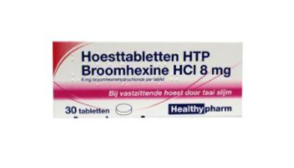 HOESTTABLETTEN BROOMHEXINE HCI 8 MG 30 TABL